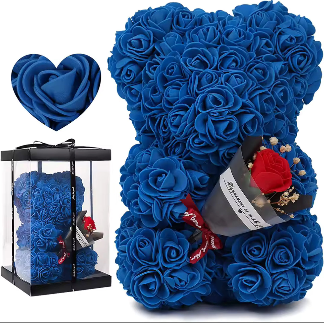 Artificial Flower Eternal Rose Teddy Bear