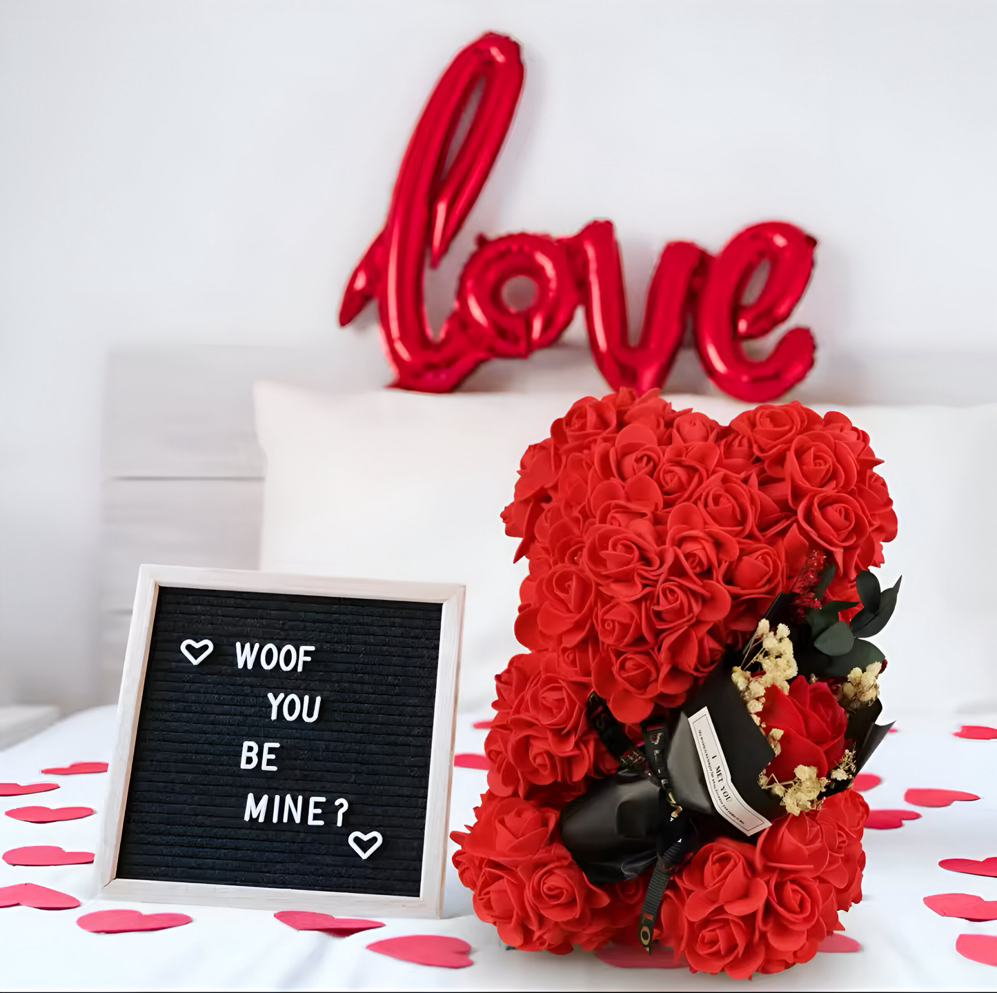 Artificial Flower Eternal Rose Teddy Bear